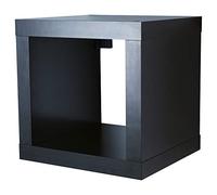 IKEA KALLAX - Estantería (42 x 39 x 42 cm), color negro y marrón