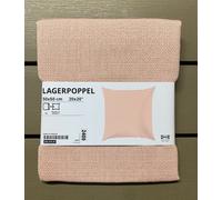 IKEA LAGERPOPPEL Funda Cojín, Rosa Claro, 50x50 cm / 20x20" Totalmente NUEVO
