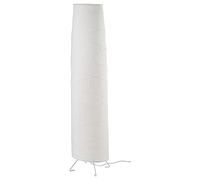 IKEA Lámpara de pie, Lamparas Suelo, Aleación de Acero, Blanco/Hecha a Mano, 136 cm (VICKLEBY)