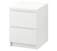 Ikea MALM - Pecho de 2 cajones, Blanco - 40 x 55 cm