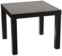 Ikea - Mesa Auxiliar lacada (55 x 55 cm), Color Negro