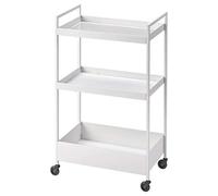 IKEA NISSAFORS - Carrito, color blanco, 50,5 x 30 x 83 cm