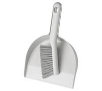 IKEA PEPPRIG - Cepillo y recogedor, color gris