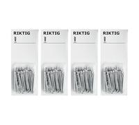 Ikea Riktig 402.122.03 - Ganchos para cortinas con cinta de recogida, juego de 80 (4 x 20 unidades)