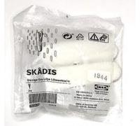 Ikea Skadis 003.216.14 - Clips para panel perforado (2 x 8 cm), color blanco