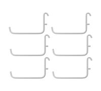 Ikea SKADIS Ganchos (se adapta a tablero de clavijas SKADIS), blanco, 6 x 9,5 cm, juego de 6