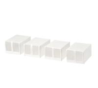 Ikea Caja de zapatos SKUBB, color blanco, 4 piezas, 22 x 34 x 16 cm
