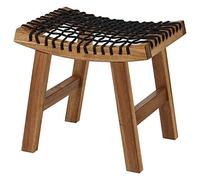 Ikea Stackholmen - Taburete para exteriores, color marrón claro, 48 x 35 x 43 cm