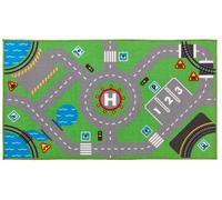 IKEA STORABO Alfombra Vehículos Niños Sala de Juegos Verde, Alfombra de Juego...