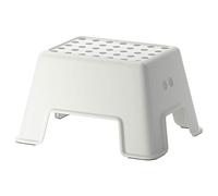 Ikea Taburete Escalón, Plástico, Blanco, 44x35x26 cm