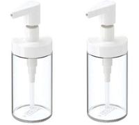 IKEA TACKAN - Juego de 2 dispensadores de jabón, Vidrio (Transparente)