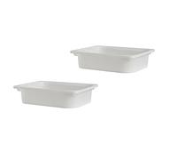 Ikea TROFAST - Caja de almacenamiento (2, color blanco)