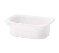 Ikea TROFAST - Caja de almacenamiento (20 x 30 x 10 cm), color blanco