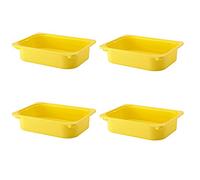 IKEA TROFAST Caja de almacenamiento (4 juegos, 16 ½ x 11 ¾ x 4 pulgadas, amarillo)