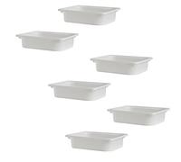 Ikea TROFAST - Caja de almacenamiento (6, color blanco)
