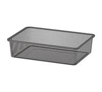 Ikea TROFAST - Caja de almacenamiento de malla (42 x 30 x 10 cm), color gris oscuro