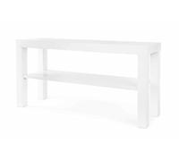 IKEA TV-Bank "barniz" 90x26x45 cm Beistelltisch en blanco, con Unterfach