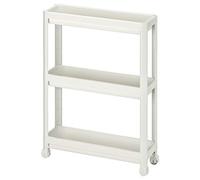 IKEA VESKEN - Carrito, 54 x 18 x 71 cm, color blanco