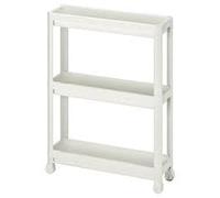 Ikea Vesken Carro Blanco 21 1/4x7 1/8x28 004.712.22