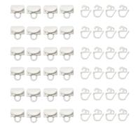 IKEA VIDGA - Planeador y Gancho, Color Blanco