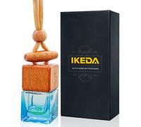 ikeda fragrance Ambientadores para automóvil, 8 ml, fragancia de larga duración de 45 días, botellas difusoras colgantes para automóvil, elimina el olor del aire fresco para hombres, desodorante para