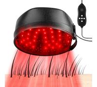 iKeener Casco Laser para Crescita Capelli y Tratamiento Anticaida Cabello, FDA Aprobado 660nm & 850nm Sombrero con Luz Roja Infrarroja para Acelerar Crecimiento Cabello, Tamaño Ajustable