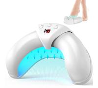 iKeener Dispositivo de terapia de luz para hongos en las uñas, láser de hongos en las uñas, luz azul aprobada por la FDA, 12 x 470 nm, 6 x 910 nm, luz infrarroja para tratamiento de hongos antinágenas
