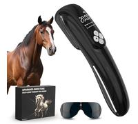 iKeener Dispositivo de terapia láser frío y TENS para caballo, terapia láser portátil con 4 x 808 nm y 12 x 650 nm, para aliviar el dolor, artritis y mascotas, eliminación del dolor de tendones y