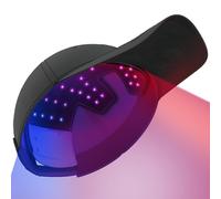 iKeener Gorro de Luz Roja para el Crecimiento del Pelo, Casco Recargable de 3 Longitudes de Onda con Panel Desmontable, Acelerar Crecimiento Cabello y Anticaida Cabello para Mujer y Hombre