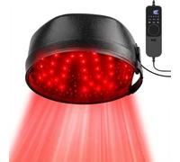 iKeener Gorro de Luz Roja para el Crecimiento del Pelo, Doble Longitud de Onda Gorra para el Crecimiento del Cabello para Mujeres y Hombres, 5 Niveles de Brillo y 2 Modos de Pulso