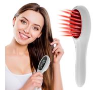 iKeener Peine Láser Crecimiento Cabello,Terapia Luz Roja Azul Estimula Crecimiento Cabello,Elimina Pérdida Cabello,Cabello más completo.Tratamiento Pérdida Cabello Hombres Mujeres.(Peine Láser)