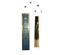 Ikeola - Incienso Aroma Crystal Turquesa | Incienso100% Natural Artesanal Premium, sin Tóxicos | 8 Barras de Incienso de 1 Hora Aprox. | Calma, Comunicación y Sanación Emocional.