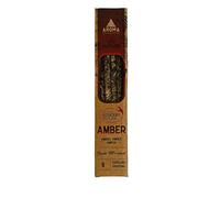 Ikeola - Incienso Aroma Nature Ambar | Incienso100% Natural y Artesanal, sin Tóxicos | 8 Barras de Incienso de 1 Hora duración Aprox. | Calidez, Armonía y Energía Protectora.