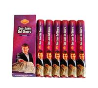 Ikeola - Incienso Don Juan del Dinero | Prosperidad, Abundancia y Apertura de Caminos | Set de 6 Paquetes Hexagonales (120 Varillas)