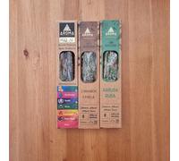 Ikeola - Pack 3 Inciensos 100% Naturales Aroma, sin Tóxicos - Aroma Ritual Siete Poderes, Nature Canela y Nature Ruda - Protección, Energía y Bienestar Espiritual.