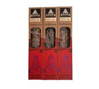 Ikeola - Pack 3 Inciensos Aroma Ritual Purificación | Incienso100% Natural y Artesanal, sin Tóxicos | 24 Barras de Incienso de 1 Hora duración Aprox. | Limpieza, Renovación y Armonía Interior