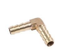 IkErna 1 Conector de Latón con Púas para Tubería, Codo Recto, Forma T, Y Y X, Conector de 2, 3 Y 4 Vías para Tubería Deua Dere de 6 Mm a 19 Mm, 8 Mm, 10 Mm, 14 Mm, 16 Mm Y 4 Mm./Elbow 2 Way/16Mm Barb