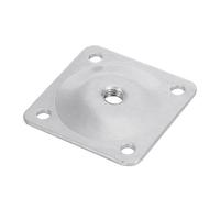IkErna 10 Piezas de Pata de Mesa de 48 X 48 X 2 Mm, Placa de Montaje para Muebles, Patas de Sofá, Bisagras, Accesorios para Muebles