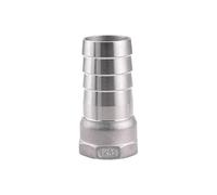 IkErna 1Pc 6Mm 8Mm 10Mm 12Mm 14Mm 15Mm 16Mm 20Mm Hose Barb X 1/8" 1/4" 3/8" 1/2" 3/4" 1" Bsp Female,Ss 304 Nipple Pipe Fitting/Bsp Thread-Barb Od/Bsp3I8-8Mm