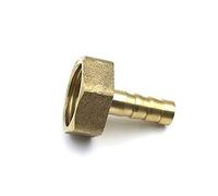 IkErna 1Pc Pagoda Connector 6 Mm Hose Barb Connector, Hose Tail Thread 1/8 1/4 3/8 1/2 Inch Thread (Pt) Brass Water Pipe Fittings/Pcf/3/8"