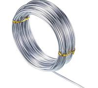 IkErna 1Pc Silver Aluminum Craft Wire 10/20M,Versatile Bendable Metal Craft Wire For Making Dolls Skeleton Diy Jewelry Crafts 1/1.5/2Mm/a 1Mm 20M