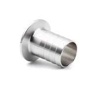 IkErna 1Pc Tri Clamp Hose Barb Od8 10 12 14 16 19 25Mm Coupling Adaptor Stainless Steel Sanitary Pipe Fitting Ferrule Od50.5 64Mm Homebrew/Color/19Mm * Ferrule 25.4