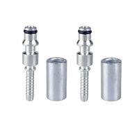 IkErna 2Pc High Pressure Washer Hose Fitting Connector Pipe Tip Repair Connector Adaptor,For Karcher K Hose Plug Fitting With Sleeve/2 Pcs D/Size