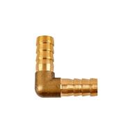 IkErna 4 5 6 8 10 12Mm Hose Barb Brass Hosetail Straight Elbow Tee Y 2/3/4 Way Fitting Splitter Connector Home Garde/Elbow/8Mm