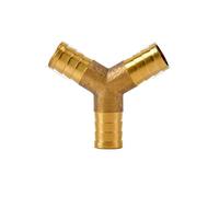 IkErna 4 5 6 8 10 12Mm Hose Barb Brass Hosetail Straight Elbow Tee Y 2/3/4 Way Fitting Splitter Connector Home Garde/Y-Sd/10Mm
