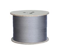 IkErna Cable de Acero Inoxidable 304, Cable de Acero Trenzado con Núcleo de 7 X 7 Hilos, Longitud de 10 M, Diámetro de 0,6 a 1,5 Mm/Diameter 0.8Mm