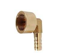 IkErna Pc Pcf Pl Plf Pagoda Connector 6 Mm Hose Barb Connector Hose Tail Thread 1/8 1/4 3/8 1/2 Bsp Brass Pipe Fitting/Plf/1/4"