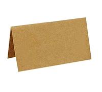 iKesoce 50 etiquetas marcadoras de posición de mesa de papel Kraft