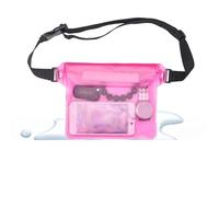IKFGTJRE Bolsa Estanca Impermeable Bolsa Impermeable for natación, Buceo, riñonera, esquí, Funda for teléfono subacuático, Bolsa de Hombro Seca for Playa, Barco y Deportes(Pink)