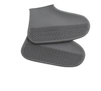 IKFGTJRE Cubrecalzado Impermeable 2pcs Waterproof Shoe Covers Silicone Anti-Slip For Outdoor Rainy Day Reusable Cover Para días lluviosos(Black,M (35-39))
